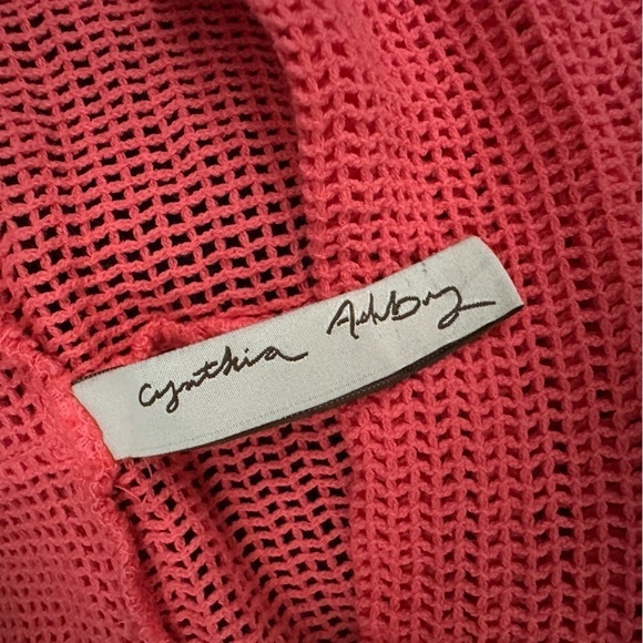 Cynthia Ashby Mesh Tunic Top Oversized - Picture 3 of 8